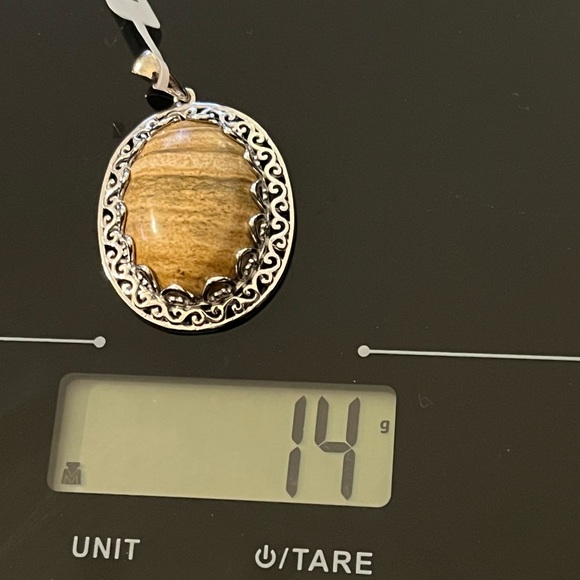 Karis Picture Jasper NWT Marked Karis STS Pendant - Picture 9 of 13